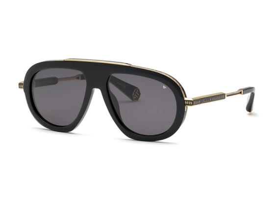 Philipp Plein SPP151M 0700 Shiny Black/Gold/Grey