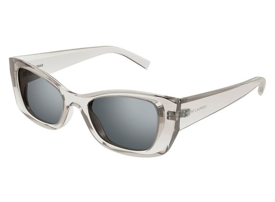 Saint Laurent SL593 003 Beige/Silver Mirror