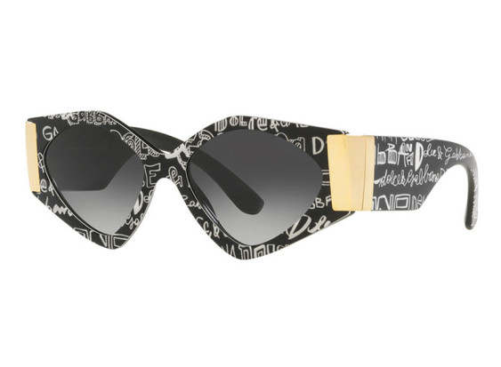Dolce & Gabbana DG4396 33138G Black Graffiti/Grey Gradient Black