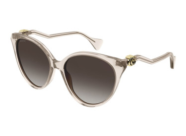 Gucci GG1011S 006 Transparent Pink/Brown Gradient