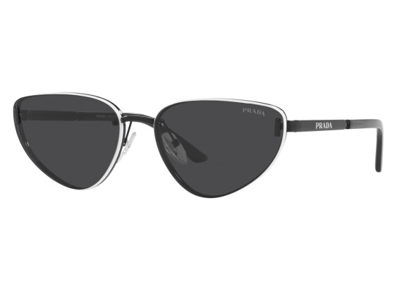 Prada PR57WS 1AB05B Black/Dark Grey
