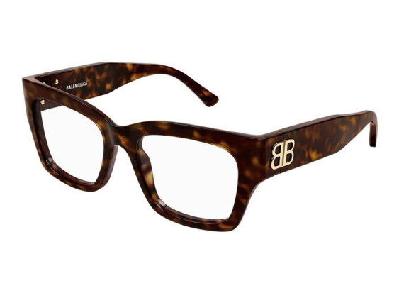 Balenciaga BB0325O 007 Havana 54mm