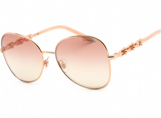 Tiffany & Co. TF3086 61053N Rose Gold / Gradient Pink Mirror Orange
