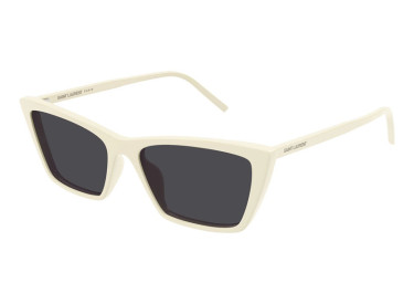 Saint Laurent SL737 MICA THIN 005 Ivory/Black