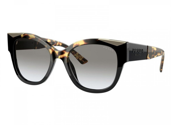 Prada PR02WS 01M0A7 Black/Medium Havana/Grey