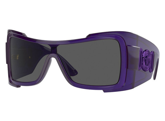Versace VE4451 541987 Transparent Purple/Dark Grey
