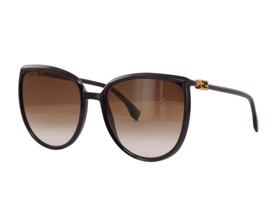 Fendi FF0432/G/S 807/HA Black/Brown Gradient