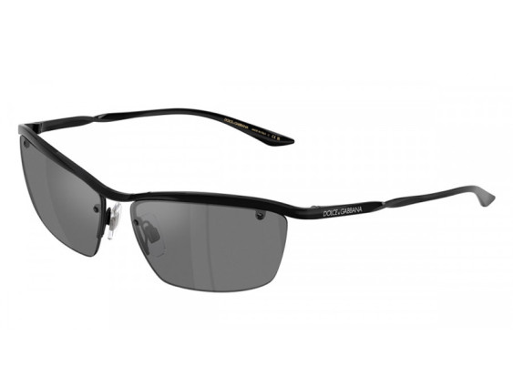 Dolce & Gabbana DG2307 01/6G Black/Grey Black Mirror
