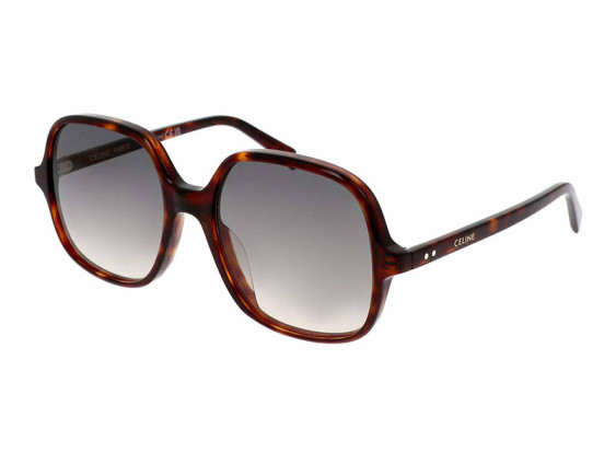 Celine CL40244U 52F Shiny Dark Havana/Brown Gradient