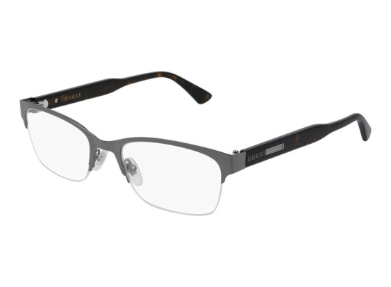 Gucci GG0828O 002 Gunmetal/Havana 54mm