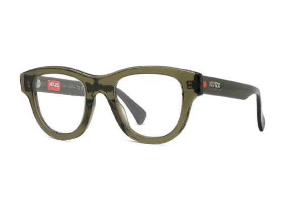 Kenzo KZ50184I 096 Transparent Dark Green 50mm