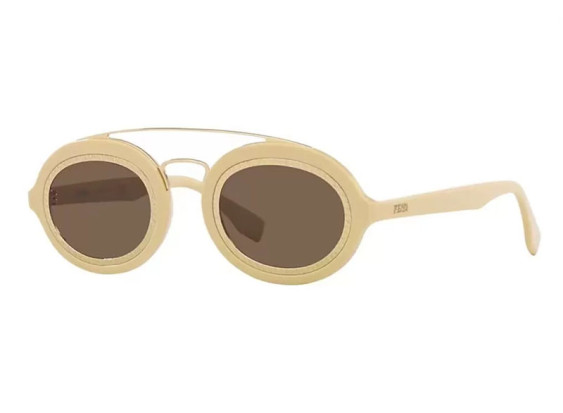 Fendi FE40094I 25E Ivory/Gold/Brown