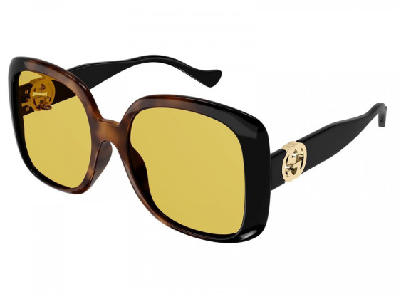 Gucci GG1029SA 004 Havana/Black/Yellow
