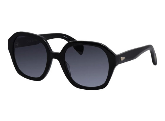 Rag & Bone RNB1063/S 0807 9O Shiny Black/Grey Gradient
