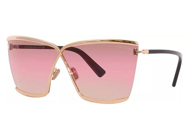 Tom Ford FT0936 28F Shiny Rose Gold with Shiny Black/Gradient Smoke