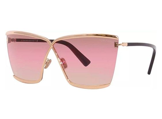 Tom Ford FT0936 28F Shiny Rose Gold with Shiny Black/Gradient Smoke