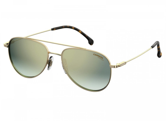 Carrera 187/S 006JEZ Gold Havana/ Green Silver Mirror 60mm