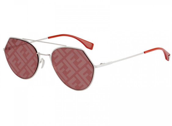 Fendi FF0194/S 9CI7Y Silver/Red