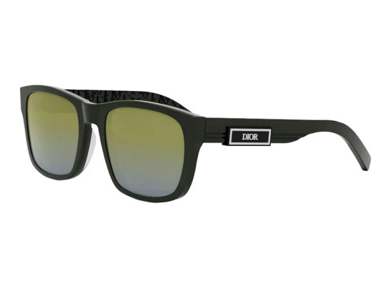 Dior DIORB23 S2F 55H7 Dark Green/Green Mirror