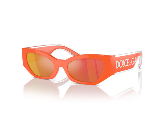 Dolce & Gabbana DX6003 33386Q Orange/Dark Violet Mirror Red