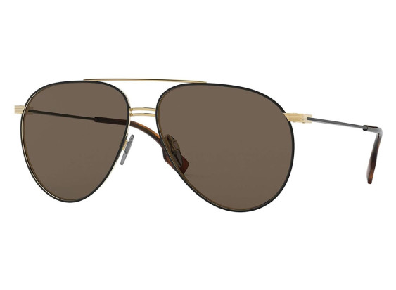 Burberry BE3108 1293/3 Gold/Matte Black/Brown