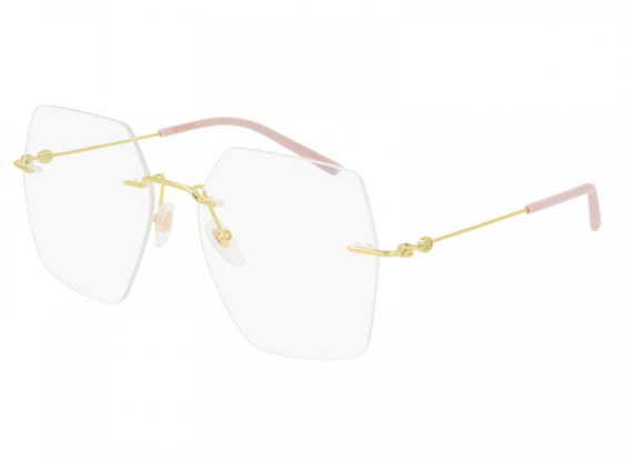 Gucci GG0683O 004 Gold/Pink