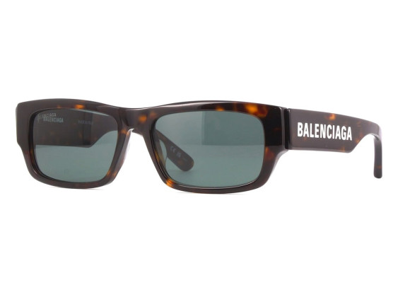 Balenciaga BB0261SA 002 Dark Havana/Green