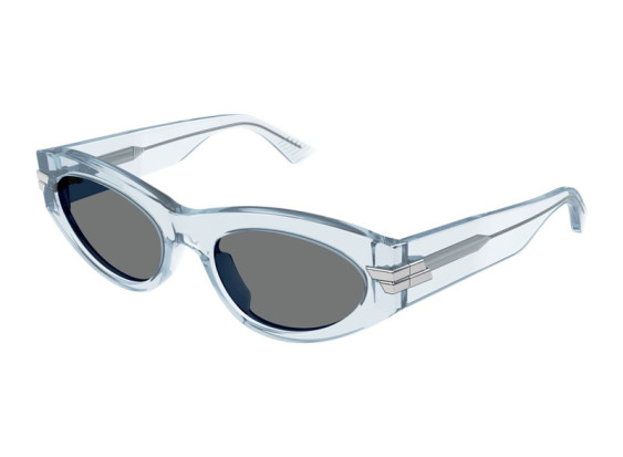 Bottega Veneta BV1189S 003 Shiny Blue/Grey
