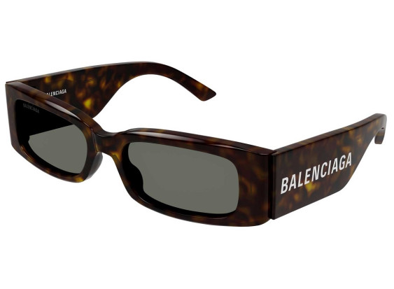 Balenciaga BB0260S 002 Dark Havana/Green