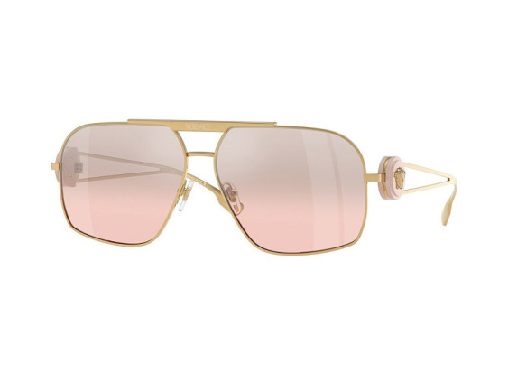 Versace VE2269 10027E Gold/Light Pink Mirror Gradient Silver