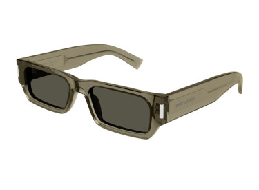Saint Laurent SL660/F 003 Transparent Brown/Grey