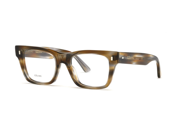 Celine CL50011I 055 Striped Brown Grey 50mm