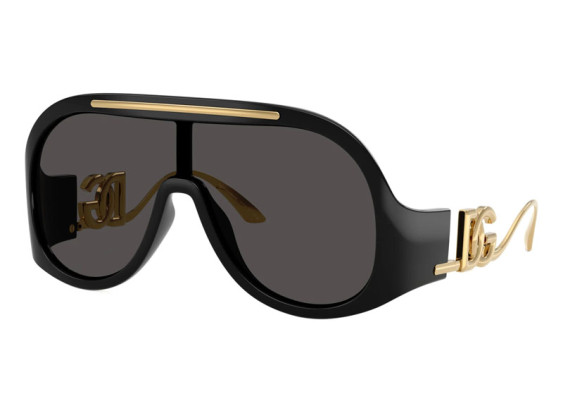 Dolce & Gabbana DG6202 501/87 Shiny Black/Grey