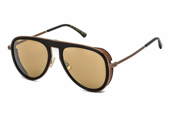 Jimmy Choo CARL/S 0R60 TA Black Brown/Silver Mirror