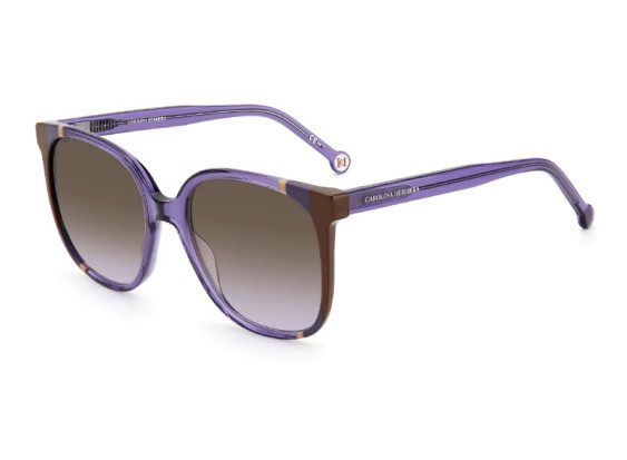 Carolina Herrera CH 0062/S 0E53 QR Violet/Brown/Brown Gradient Violet