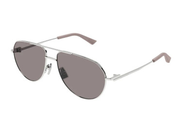 Bottega Veneta BV1302S 004 Silver/Violet
