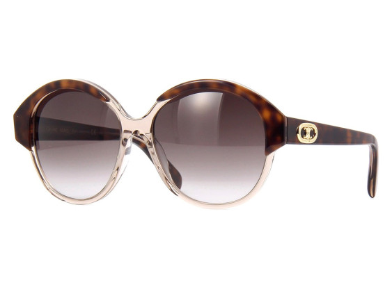 Celine CL40154I 49F Havana and Light Brown Crystal/Brown Gradient