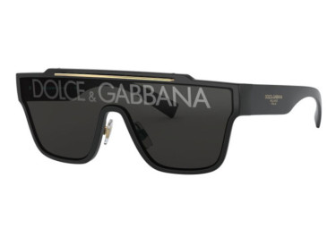 Dolce & Gabbana DG6125 501/M Black/Dark Grey Tampo D&G Silver