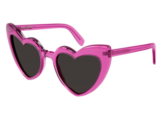 Saint Laurent SL181LOULOU 026 Transparent Pink/Black
