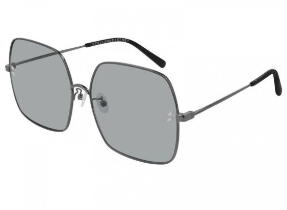 Stella McCartney SC0158S 004 Ruthenium/Smoke