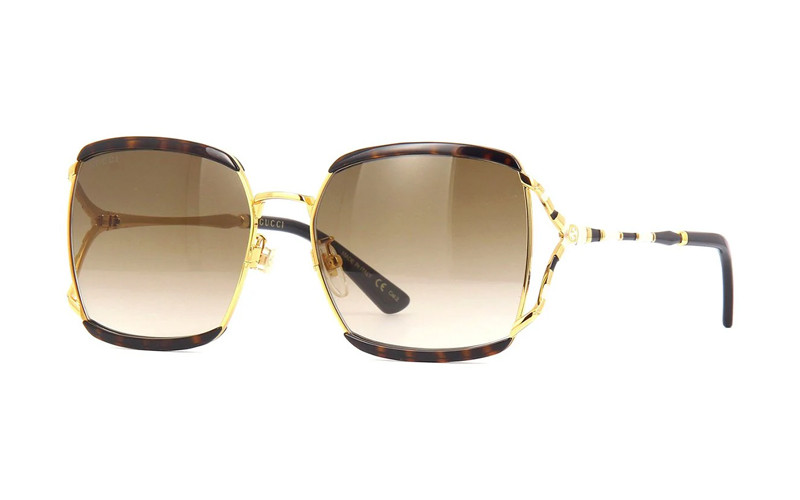 Gucci GG0593SK 002 Havana/Brown Gradient