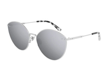 Bottega Veneta BV0259S 002 Silver/Silver