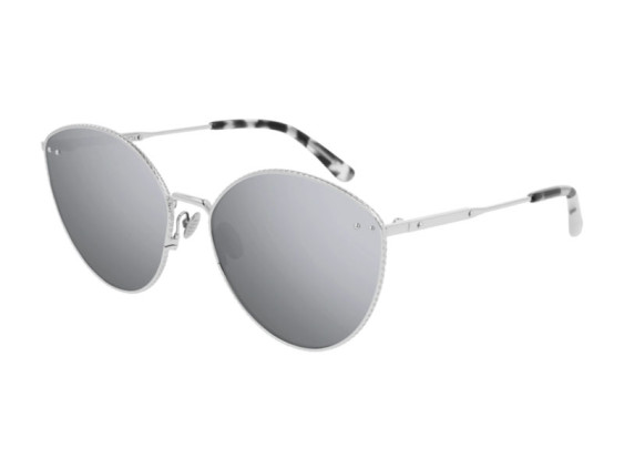 Bottega Veneta BV0259S 002 Silver/Silver