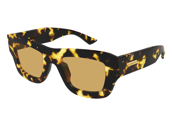 Bottega Veneta BV1357S 003 Spotted Havana/Nicotine