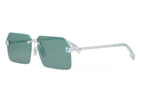 Fendi FE40043U 16V Silver/Blue
