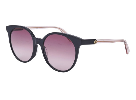 Gucci GG0488S 004 Black/Transparent Rosa/Red Gradient