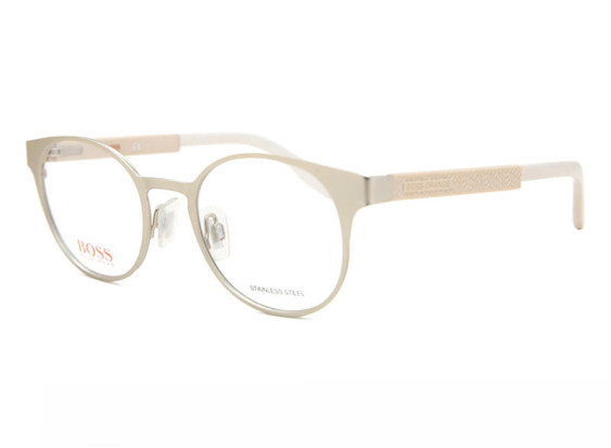 Hugo Boss Orange BO 0284 0CGS00 Matte Light Gold 49mm