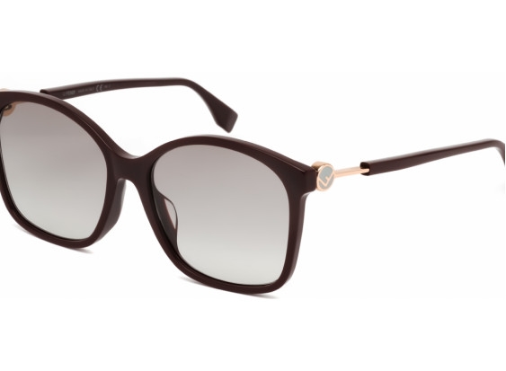 Fendi FF0361/F/S 0LHF 9O Opaline Burgundy /Grey Gradient
