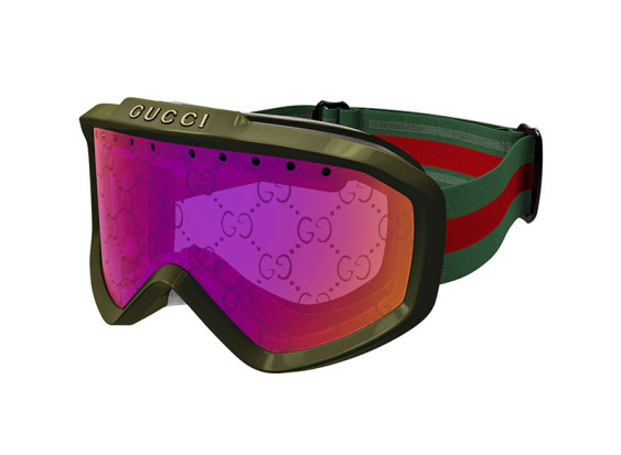 Gucci GG1210S 003 Dark Green/Burgundy GG Infrared Logo