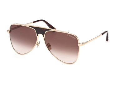 Tom Ford FT0935 28F Shiny Rose Gold/Brown Gradient